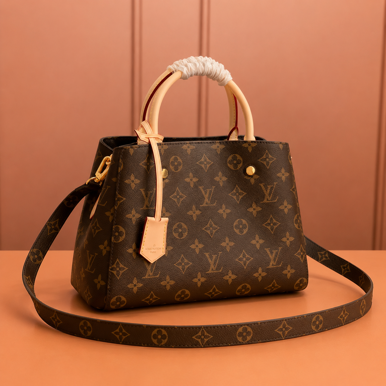 Louis Vuitton Montaigne BB in Tela Monogram