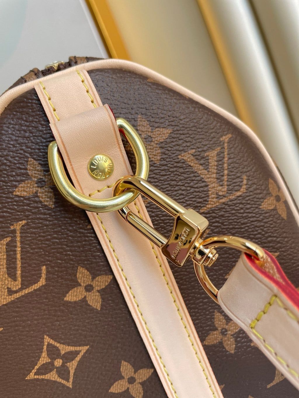 Borsa Speedy Bandoulière 25 - Tela Damier Azur
